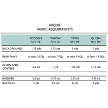 Load image into Gallery viewer, Archie Quilt Pattern  |  Paper Version