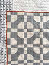 Load image into Gallery viewer, Theodore in Gingham and Cream Quilt Kit-Twin Size