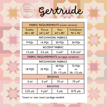 Load image into Gallery viewer, Gertrude Quilt Pattern