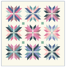 Load image into Gallery viewer, Ocean Sunset Lottie Throw Quilt Kit