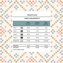 Load image into Gallery viewer, Meadowlark Quilt Pattern