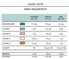 Load image into Gallery viewer, Lottie Quilt Pattern