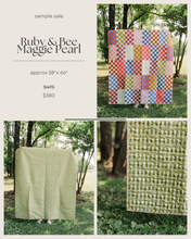 Load image into Gallery viewer, Ruby and Bee Maggie Pearl Quilt
