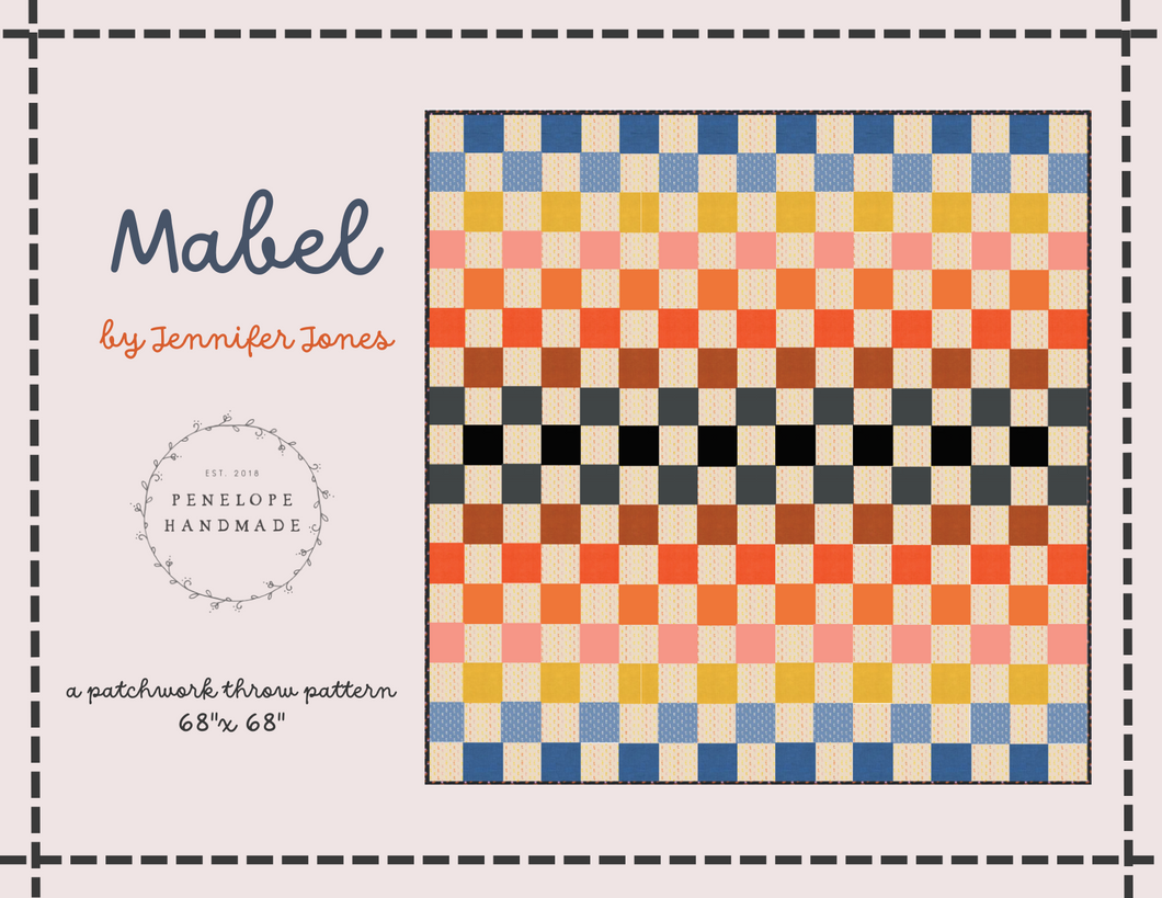 Pack of 5: Mabel Postcard Pattern