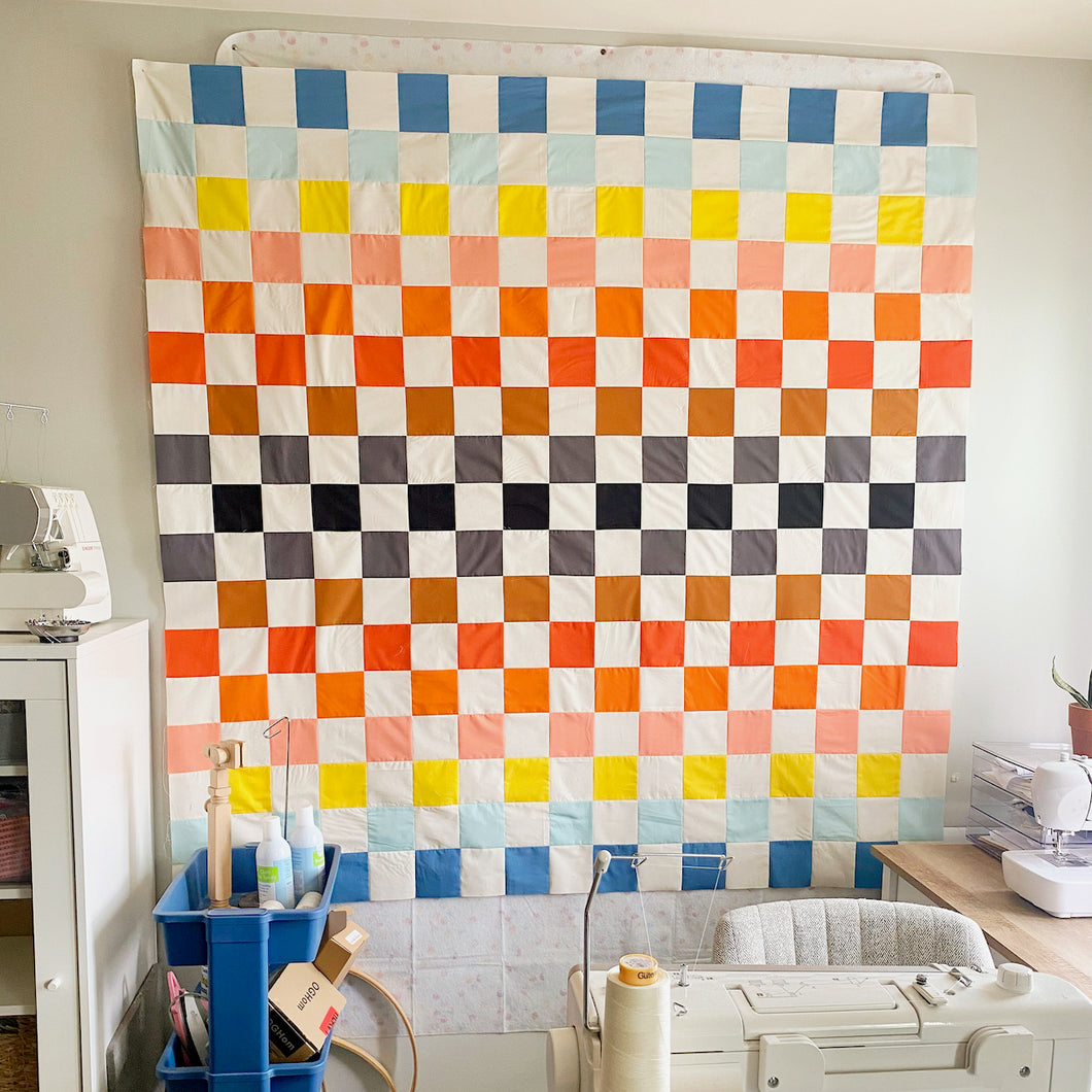 Retro Rainbow Quilt Kit