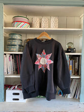 Load image into Gallery viewer, Signature Series Vintage Floral Star Quilt Block Sweatshirt-xlarge

