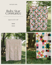 Load image into Gallery viewer, Ruby Star Constance Quilt
