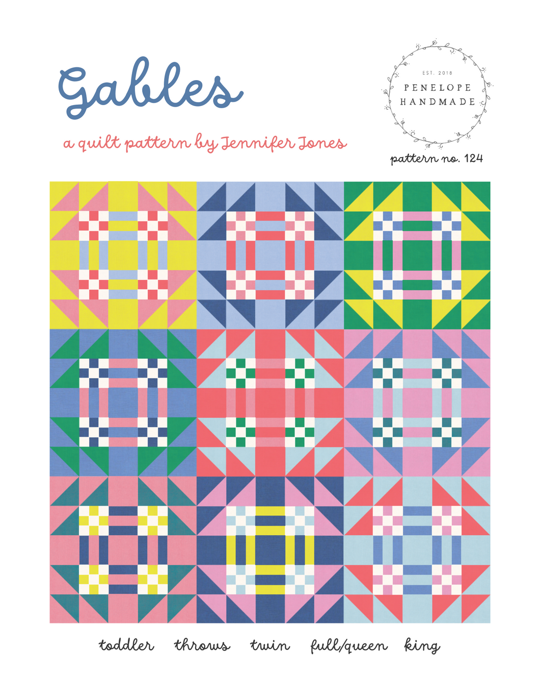 Gables Quilt Pattern  |   Paper Pattern