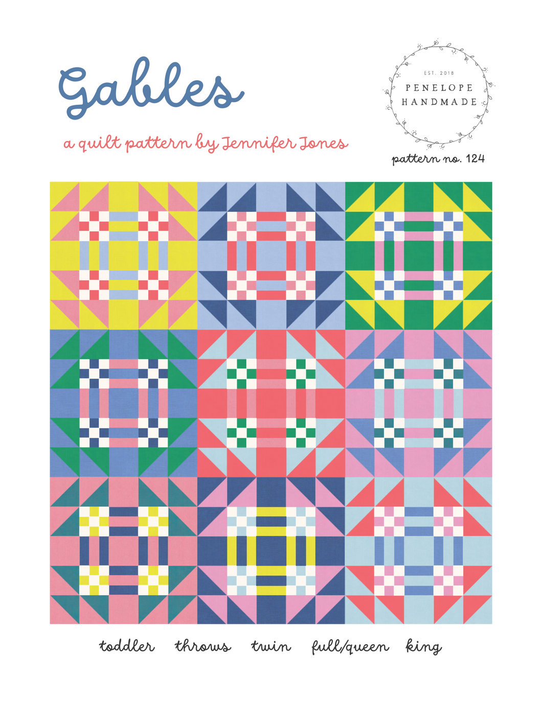 Gables Quilt Pattern  |   Paper Version