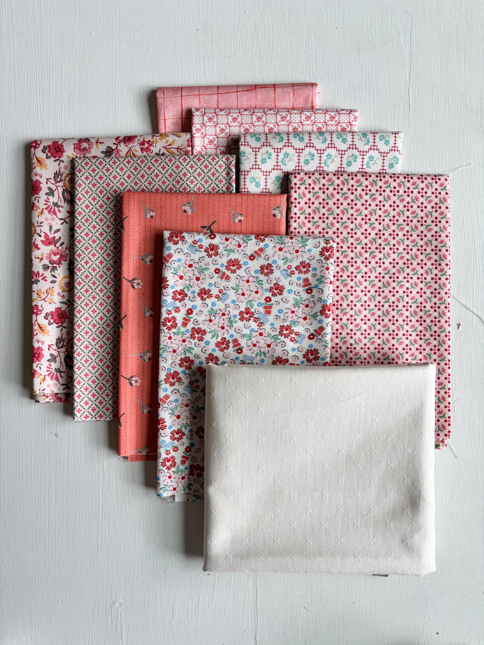 Rosebed Garden Scrappy Triangle Quilt Kit