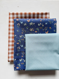 Blueberry Field Wholecloth Quilt Kit