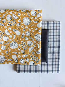 Yellow Veggie Patch Wholecloth Quilt Kit
