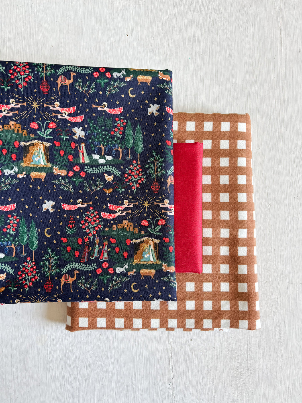 Nativity x Flannel Wholecloth Quilt Kit