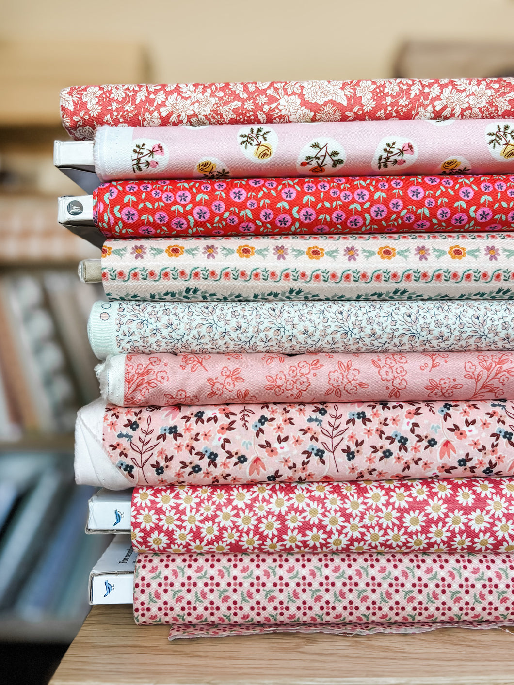 Rosy Petals 9 FQ Bundle