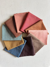 Load image into Gallery viewer, x10 Watercolor Woven FQ Scrap Bundle (Fall '26)
