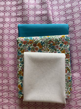 Load image into Gallery viewer, Liberty and Teal Double Irish Chain Quilt Kit
