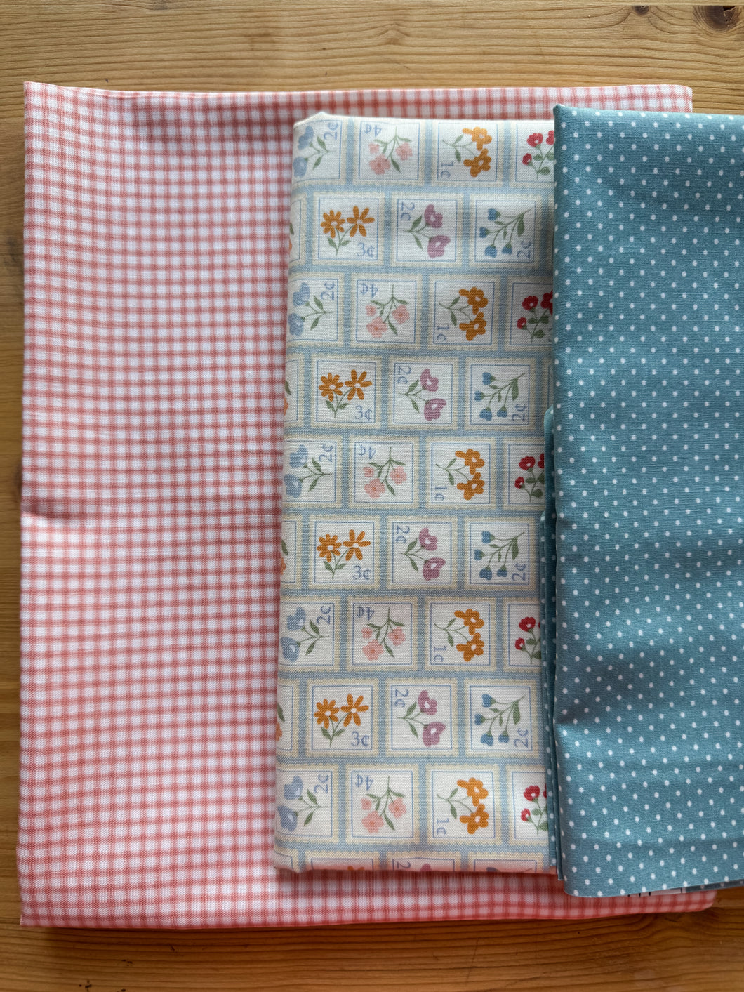 Postage Stamp Wholecloth Quilt Kit