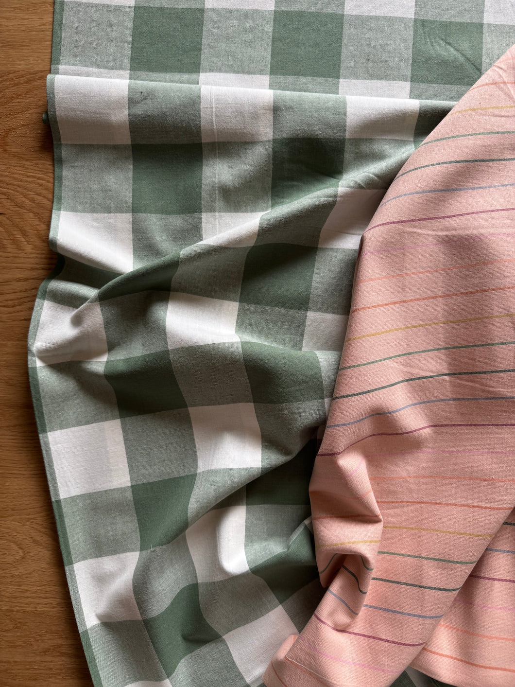 Lucky Loom Geraldine Backing and Binding - Fableism Camp Gingham 2