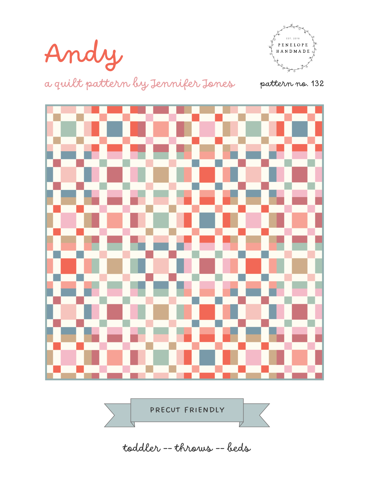 Andy Quilt Pattern – Penelope Handmade Shop