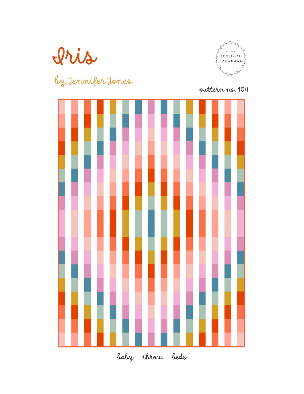 Iris Quilt Pattern  |   Paper Version