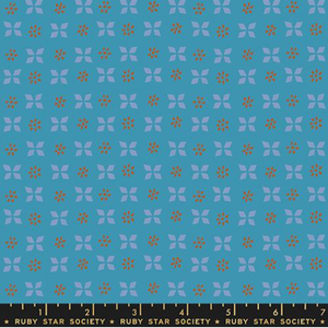 Ruby Star Society-Sugar Maple Block Print in Vintage Blue