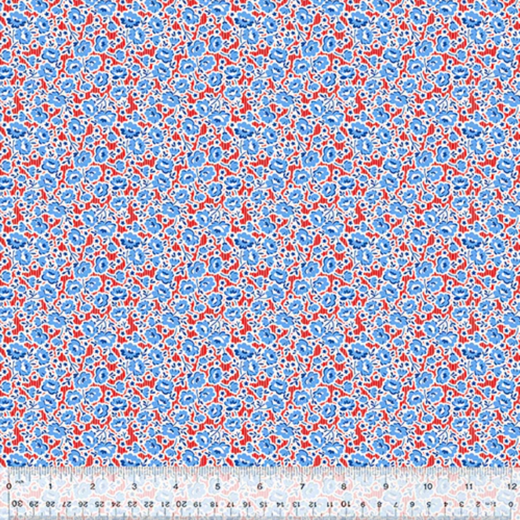 Windham / Garden Party / Festive Florals / Red