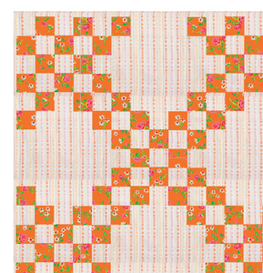 Rose Garden Double Irish Chain Quilt Kit