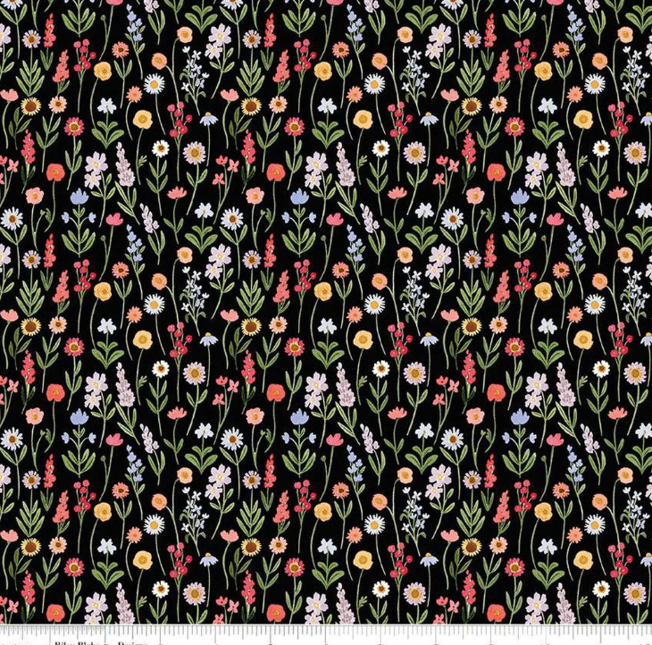 Riley Blake Flora / Black