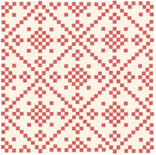 Load image into Gallery viewer, Warm Red Warp and Weft Meadowlark Throw Quilt Kit
