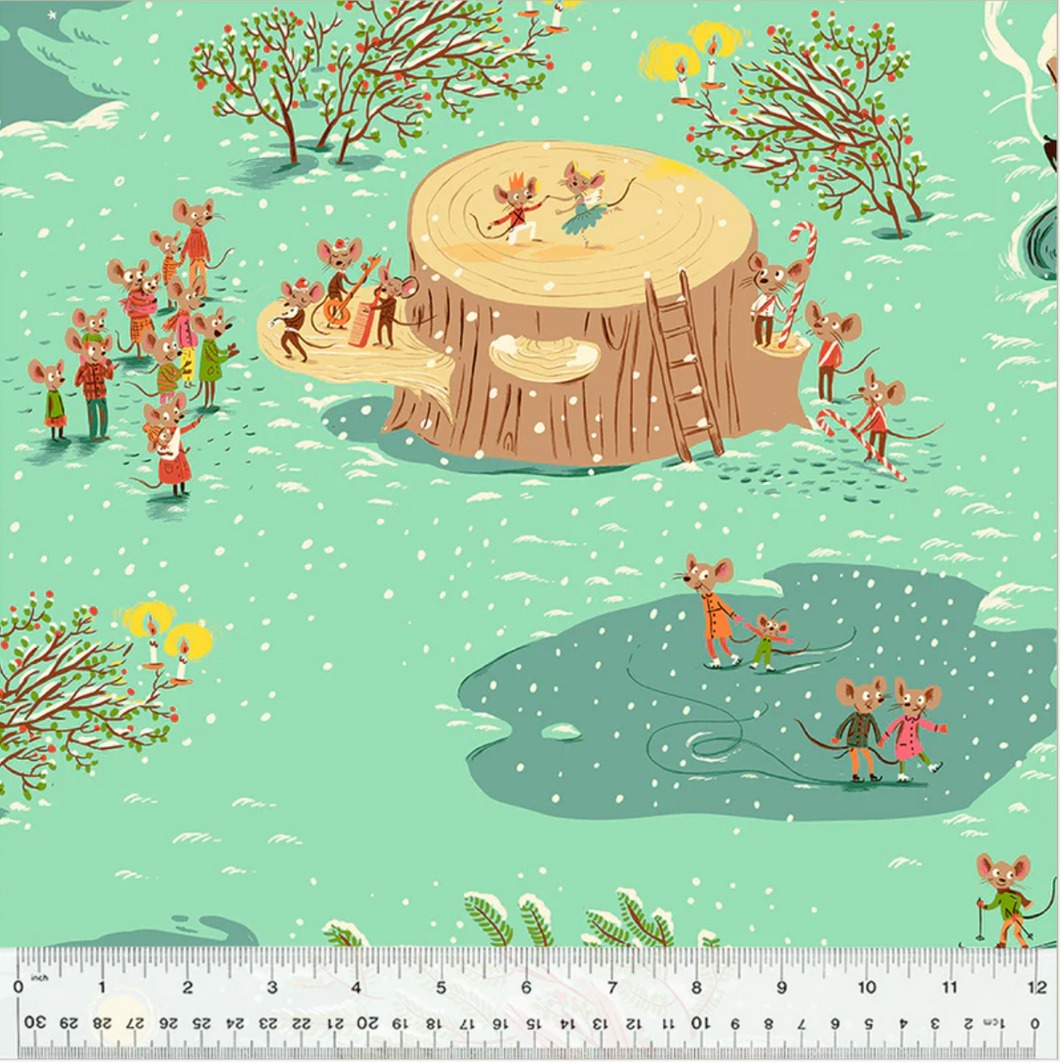 Windham Heather Ross Studio Edit Christmas Mice- 40