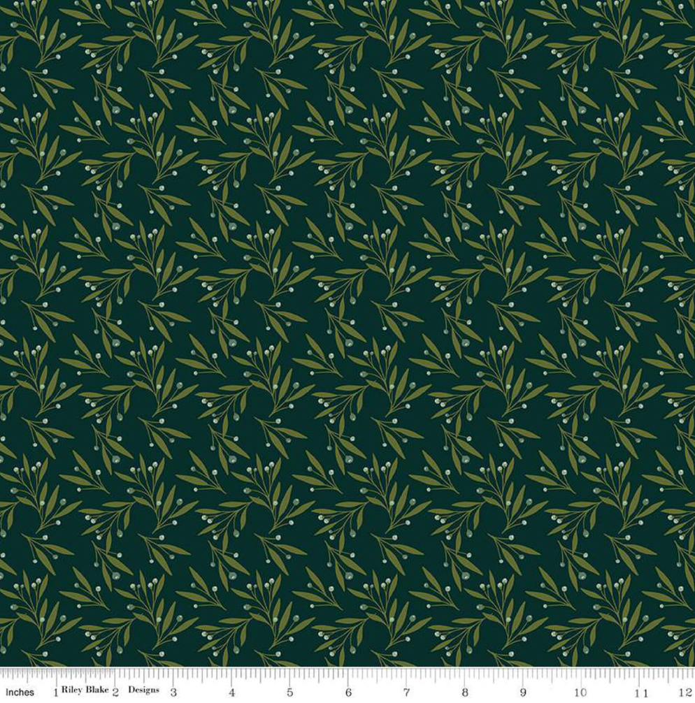 Riley Blake | Christmas is in Town | Mistletoe Forest