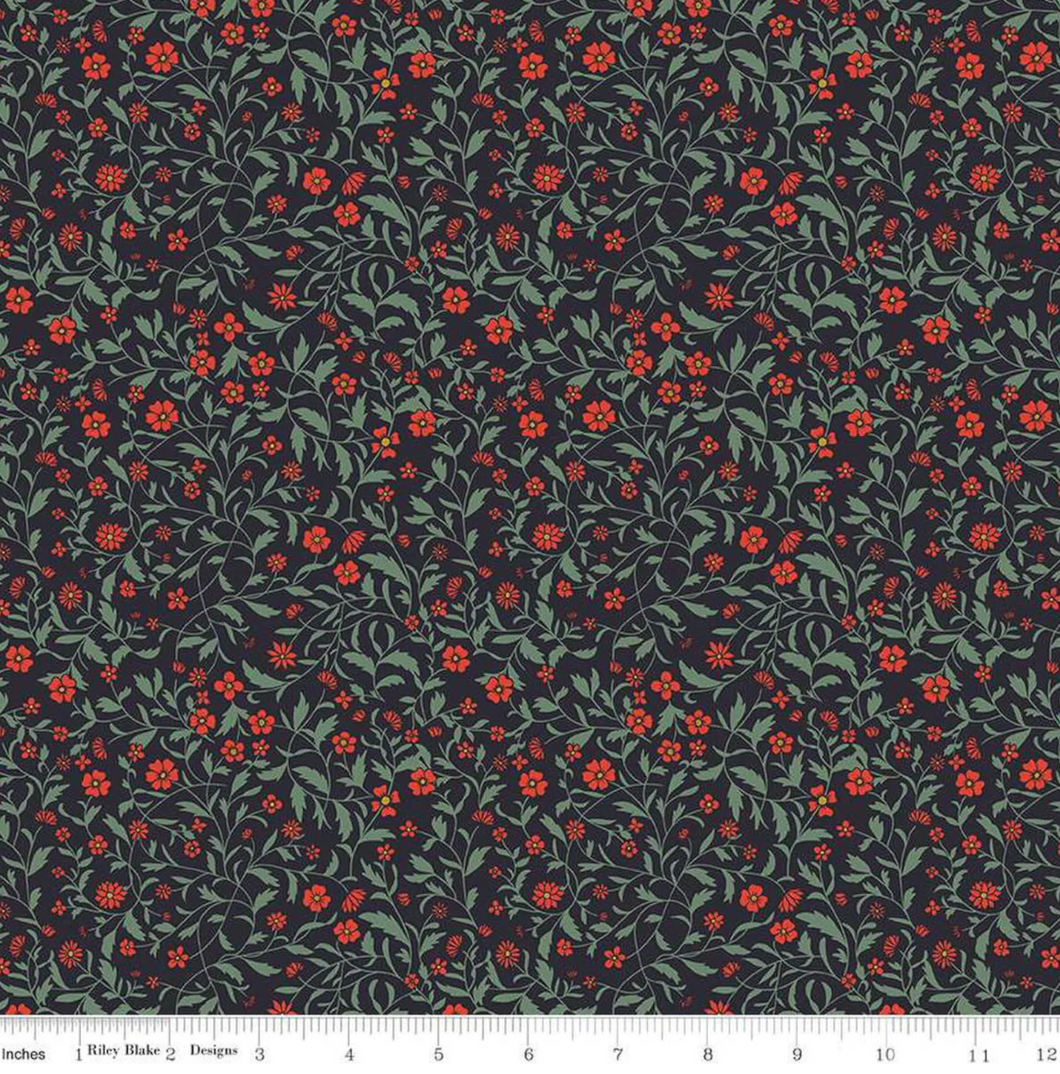 Riley Blake | Wanderlust | Hawthorne in Charcoal.