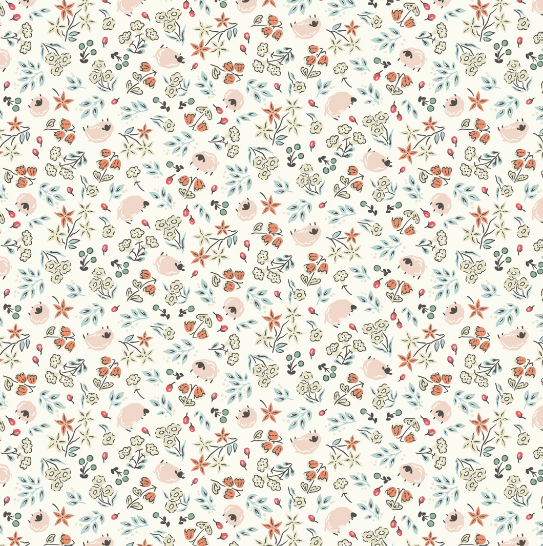 CLOUD9 - Little Bo by Kimberly Morgan - Scattered Flock - Apricot