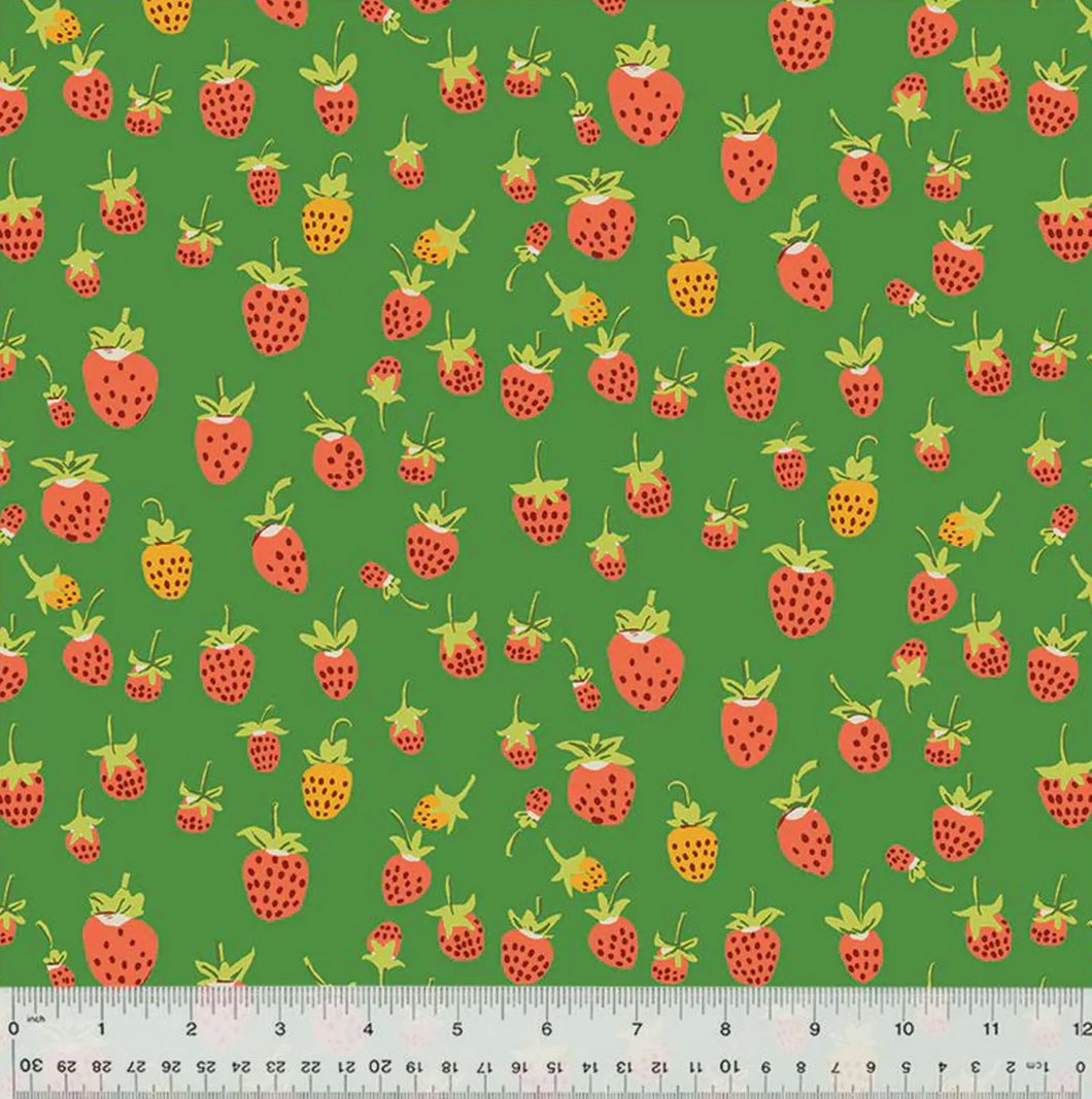 Windham Studio Edit Strawberries Green