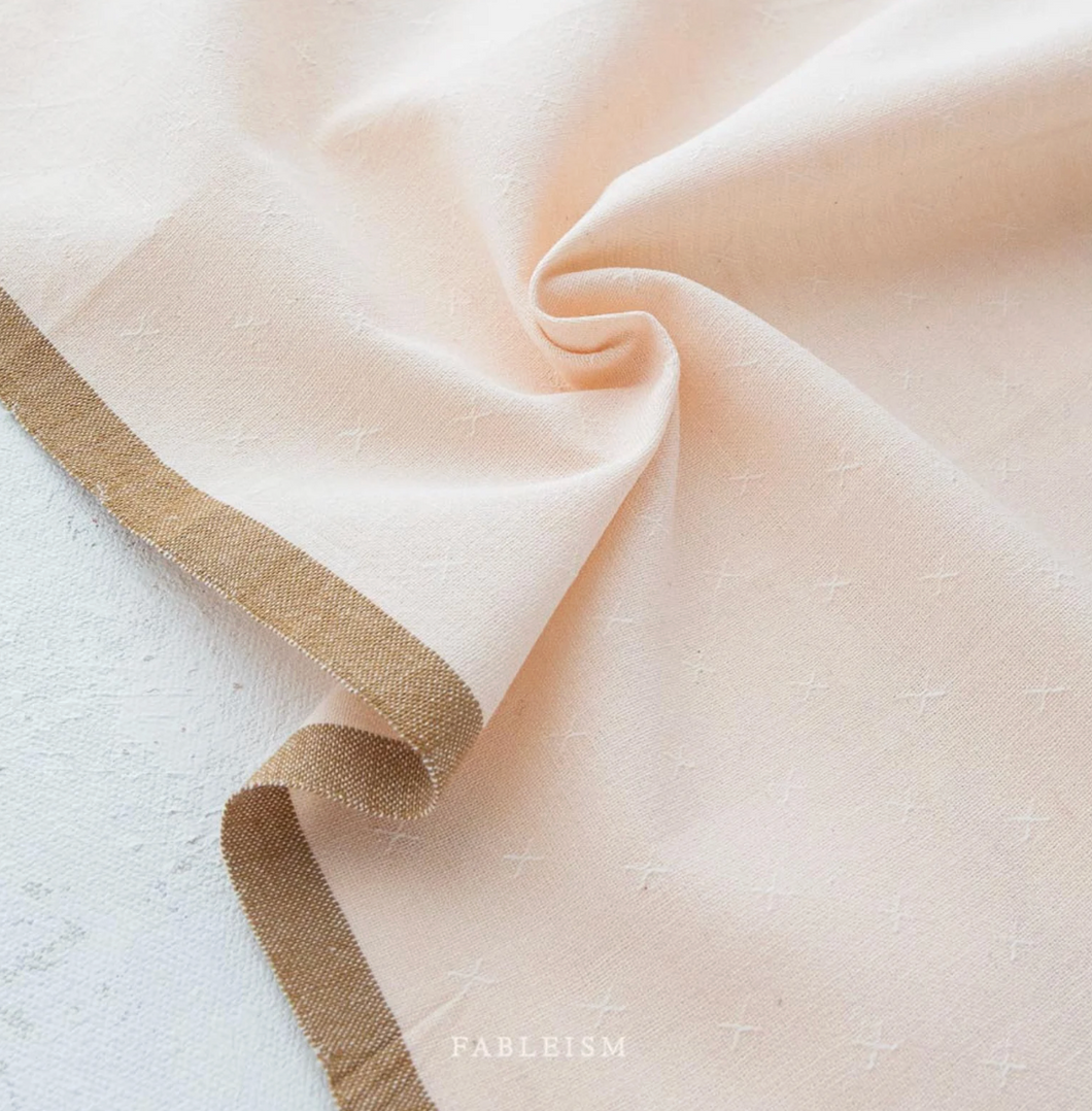 Fableism Sprout Woven Almond-1 yd