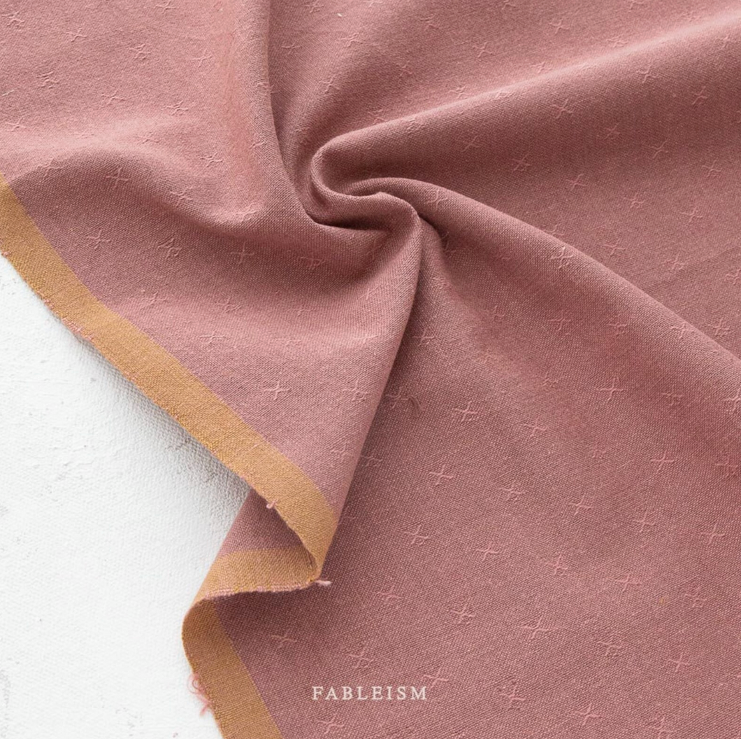 Fableism Sprout Woven Marsala-1 yd