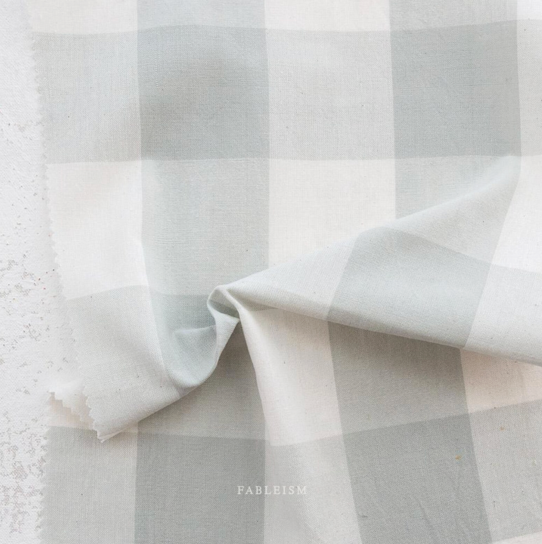 Fableism Camp Gingham Large Mist-2 yds