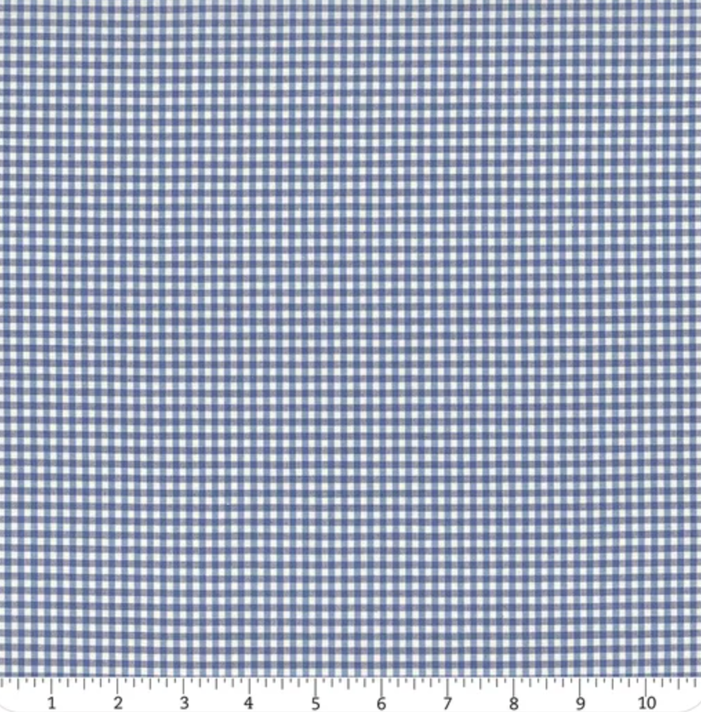 Tilda Gingham Blue-1.75 yds