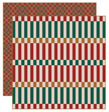 Load image into Gallery viewer, Christmas Madeline Square Throw Quilt Kit
