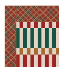 Load image into Gallery viewer, Christmas Madeline Square Throw Quilt Kit
