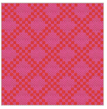Load image into Gallery viewer, Pink and Ruby Double Irish Chain Quilt Kit
