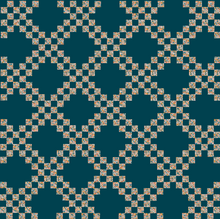Load image into Gallery viewer, Liberty and Teal Double Irish Chain Quilt Kit
