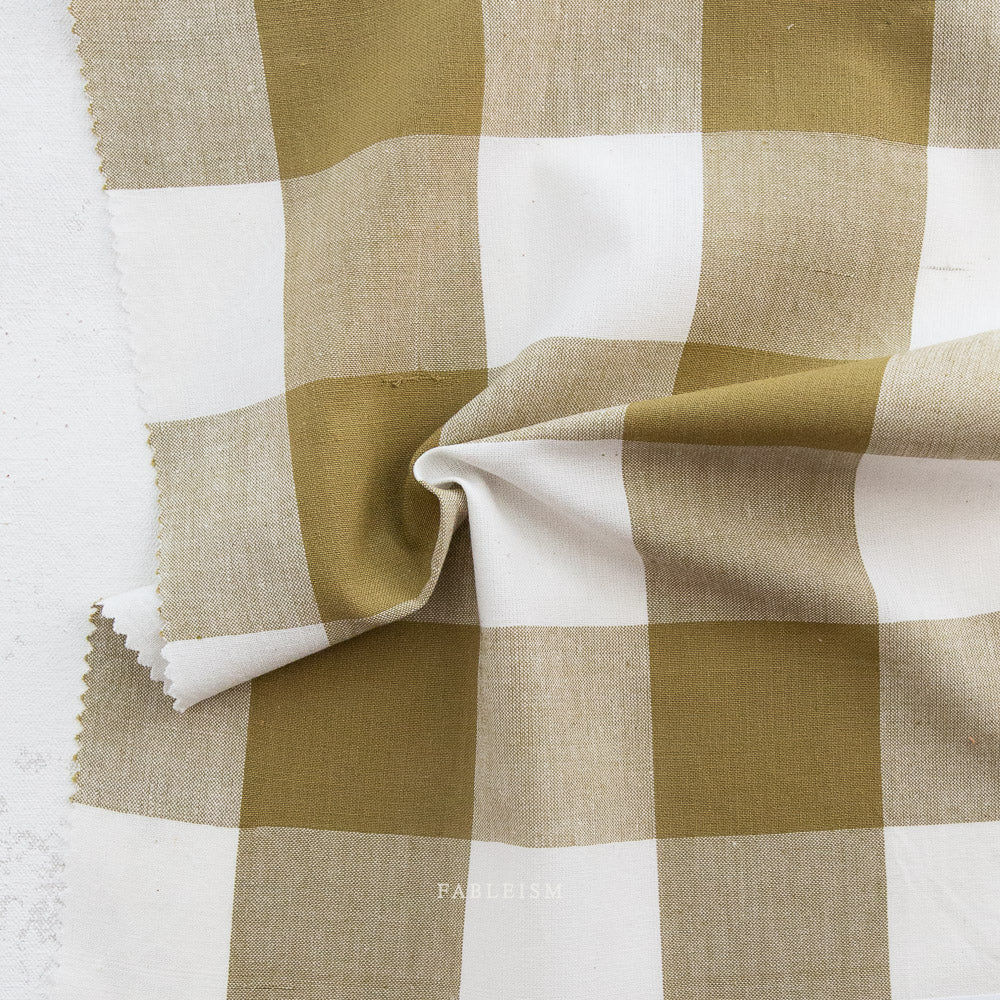 Fableism Large Camp Gingham - Moss