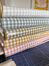 Load image into Gallery viewer, Gingham Churn Dash quilt kit
