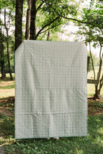 Load image into Gallery viewer, Green + Yellow Wholecloth Quilt
