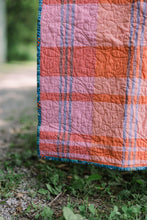Load image into Gallery viewer, Pink + Orange Wholecloth Quilt
