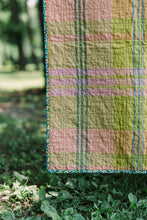 Load image into Gallery viewer, Green + Yellow Wholecloth Quilt
