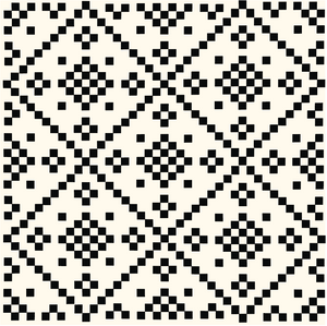 Black and White Meadowlark Throw Quilt Kit