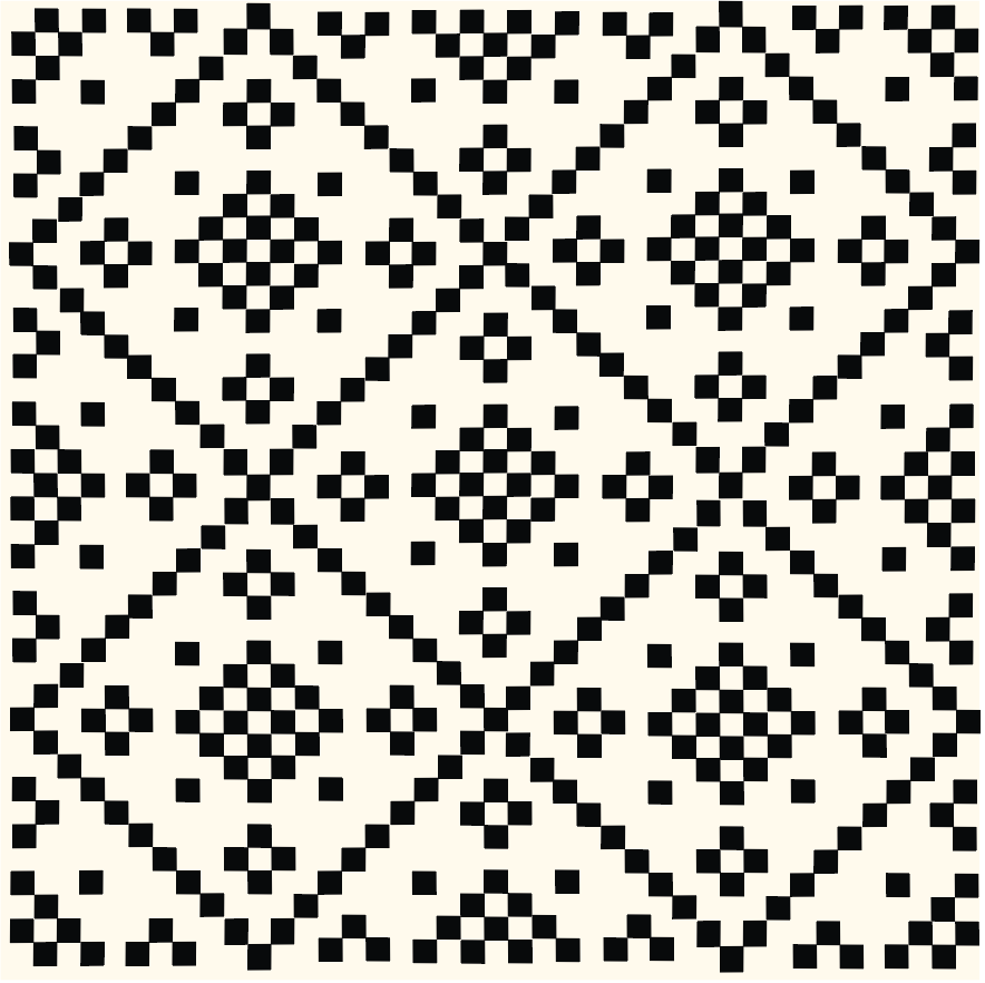 Black and White Meadowlark Throw Quilt Kit